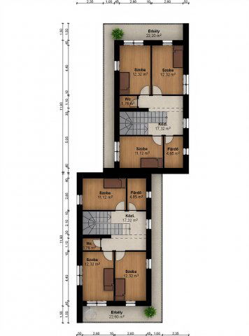 Eladó ikerház, Őrbottyánban 111.9 M Ft, 5 szobás