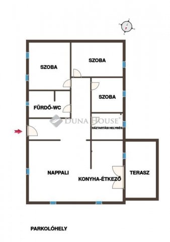 Eladó családi ház, Szolnokon 89.9 M Ft, 4 szobás