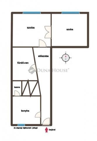 Eladó téglalakás, Budapesten, IX. kerületben 54.9 M Ft, 2 szobás