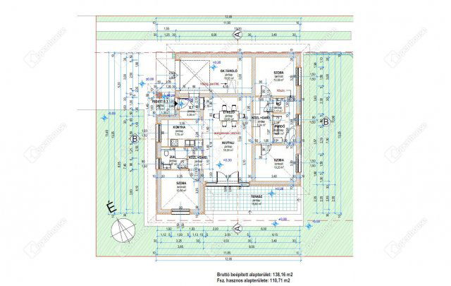 Eladó családi ház, Debrecenben 139 M Ft, 4 szobás