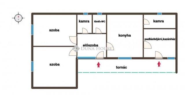 Eladó családi ház, Viszákon 35.9 M Ft, 2 szobás