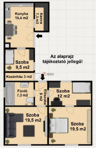 Eladó családi ház, Szatymazon, József Attila utcában 45 M Ft
