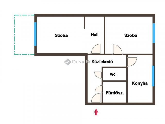 Eladó panellakás, Sopronban 52.5 M Ft, 2 szobás
