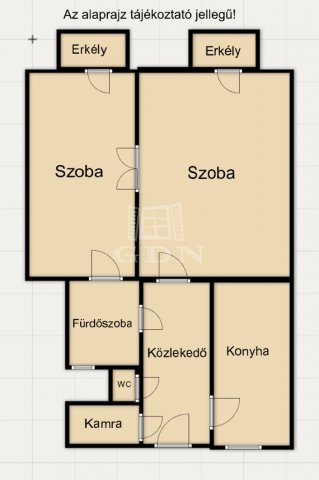 Eladó téglalakás, Budapesten, IX. kerületben 79.9 M Ft, 2 szobás