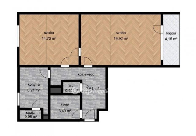 Kiadó téglalakás, albérlet, Orosházán 100 E Ft / hó, 2 szobás