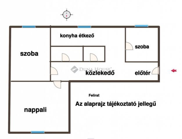 Eladó panellakás, Szegeden 63 M Ft, 3 szobás