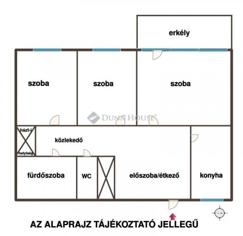 Eladó panellakás, Budapesten, XXI. kerületben 69.9 M Ft, 3 szobás
