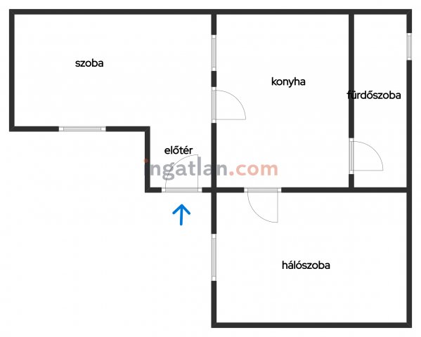 Eladó téglalakás, Budapesten, XX. kerületben 45.5 M Ft, 2 szobás
