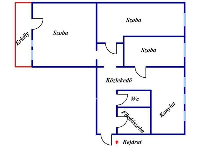 Eladó panellakás, Szigetszentmiklóson 61.9 M Ft, 1+2 szobás