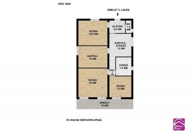 Eladó téglalakás, Érden 89.9 M Ft, 4 szobás