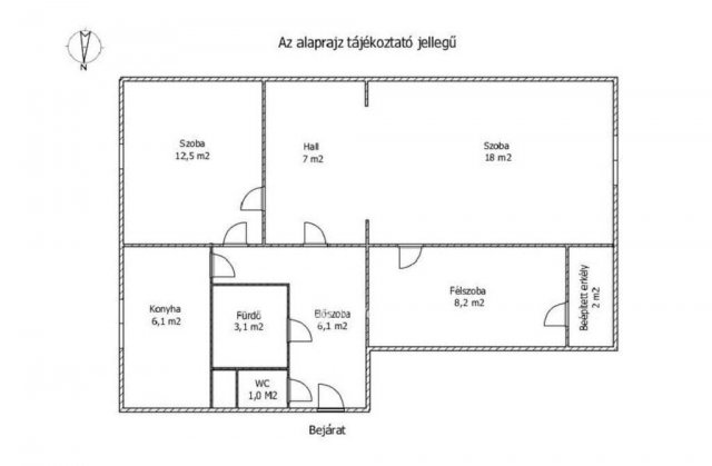 Eladó panellakás, Győrött 65 M Ft, 2+1 szobás