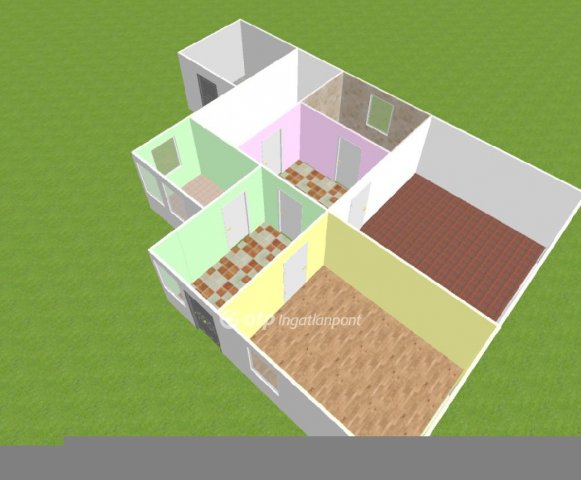 Eladó családi ház, Jászladányon 7.9 M Ft, 2 szobás