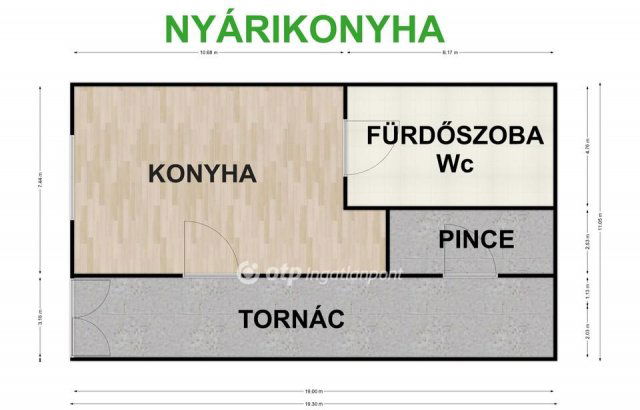 Eladó családi ház, Szentpéterszegen 19 M Ft, 2 szobás