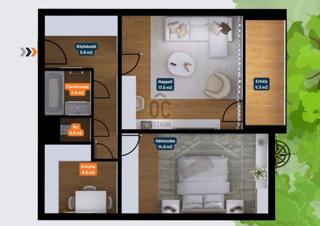 Eladó panellakás, Budapesten, XI. kerületben 66.9 M Ft, 2 szobás