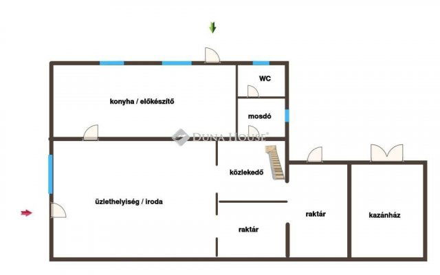 Eladó üzlethelyiség, Izsákon 23.5 M Ft, 1 szobás