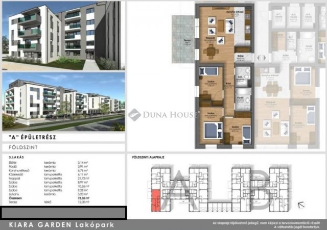 Eladó téglalakás, Szombathelyen 74.9 M Ft, 4 szobás