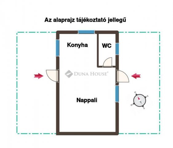 Eladó nyaraló, Domonyban 8 M Ft, 1 szobás / költözzbe.hu