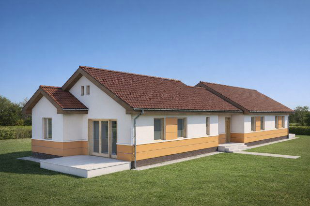 Eladó ikerház, Csörögön 159 M Ft, 7 szobás