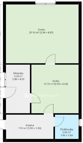 Eladó családi ház, Győrszemerén 37.5 M Ft, 2 szobás
