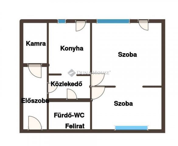 Eladó téglalakás, Kaposváron, Füredi utcában 36 M Ft, 2 szobás