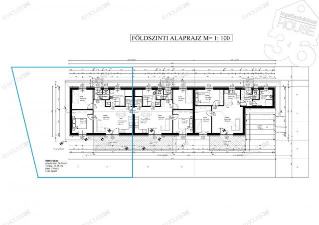Eladó sorház, Kecskeméten 64.9 M Ft, 3 szobás