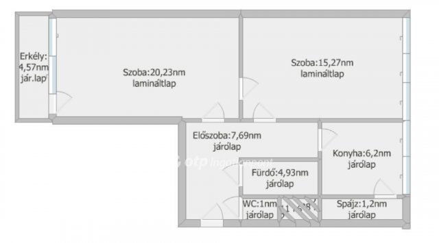 Eladó panellakás, Szekszárdon 39.5 M Ft, 2 szobás