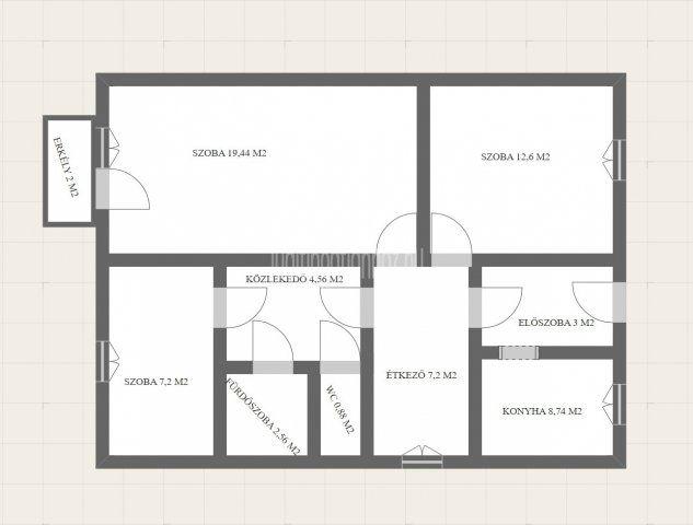 Eladó téglalakás, Nyíregyházán, Erdő soron 42 M Ft