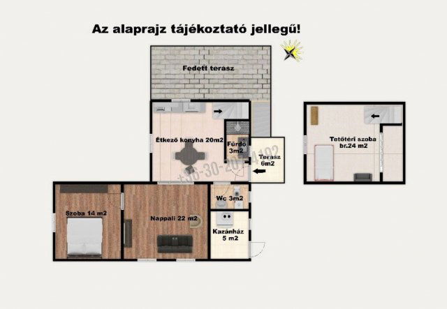 Eladó családi ház, Domaszéken 54.9 M Ft, 3 szobás