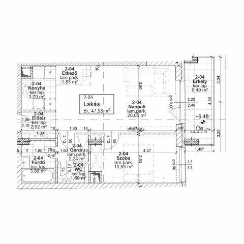 Eladó téglalakás, Budapesten, XIII. kerületben, Jász utcában