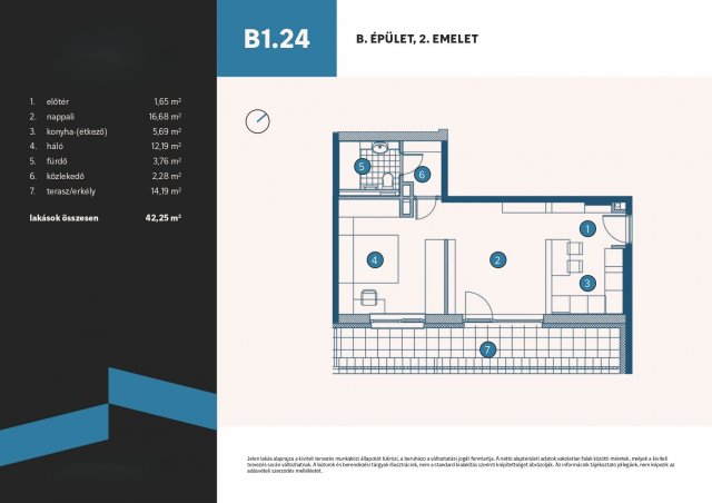Eladó téglalakás, Vámosszabadin 47.1 M Ft, 1 szobás