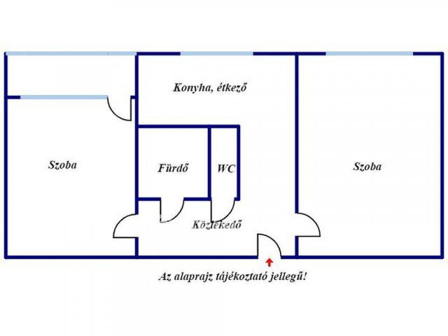 Eladó panellakás, Szegeden 47.9 M Ft, 2 szobás