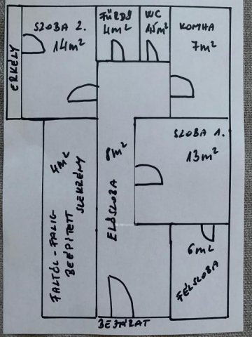 Eladó panellakás, Nyíregyházán 45 M Ft, 2+1 szobás