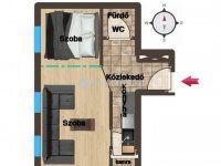 Eladó téglalakás, Kecskeméten 55 M Ft, 2 szobás