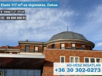 Eladó téglalakás, Dabason 89.9 M Ft, 3 szobás