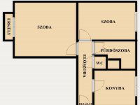 Eladó téglalakás