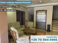 Eladó hotel, Hajdúszoboszlón 350 M Ft, 23 szobás