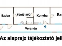 Eladó családi ház, XIX. kerületben 37.5 M Ft, 2 szobás
