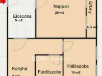 Eladó téglalakás
