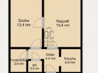 Eladó panellakás, XX. kerületben 51.9 M Ft, 2 szobás