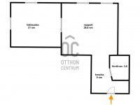 Eladó téglalakás, VII. kerületben 74 M Ft, 2 szobás