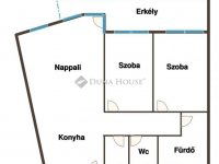 Eladó téglalakás