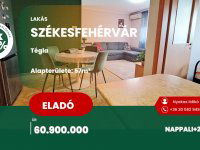 Eladó téglalakás, Székesfehérvárott 60.9 M Ft, 2+1 szobás
