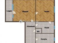 Eladó téglalakás