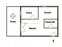 Kiadó téglalakás, albérlet, Pécsett 250 E Ft / hó, 2 szobás