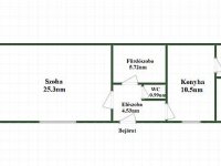 Eladó téglalakás, Vácon 84 M Ft, 3 szobás