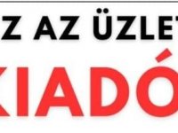 Kiadó üzlethelyiség, Tatabányán 150 E Ft / hó