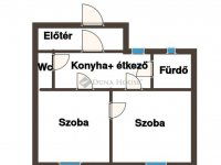 Eladó családi ház, Újpetrén 9.9 M Ft, 2 szobás