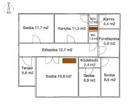 Eladó családi ház, Csanyteleken 38.5 M Ft, 1+3 szobás