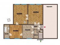 Eladó téglalakás, Szombathelyen 29 M Ft, 3 szobás