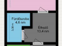 Eladó téglalakás